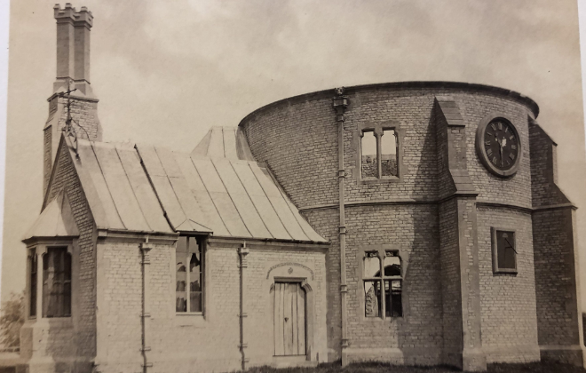 It was 20th January 1867, whilst the Downside School community was at Mass in the Old Chapel, when a great fire broke out in the Observatory. The fire had taken the telescope, and the rest of the contents before anything could be saved.  