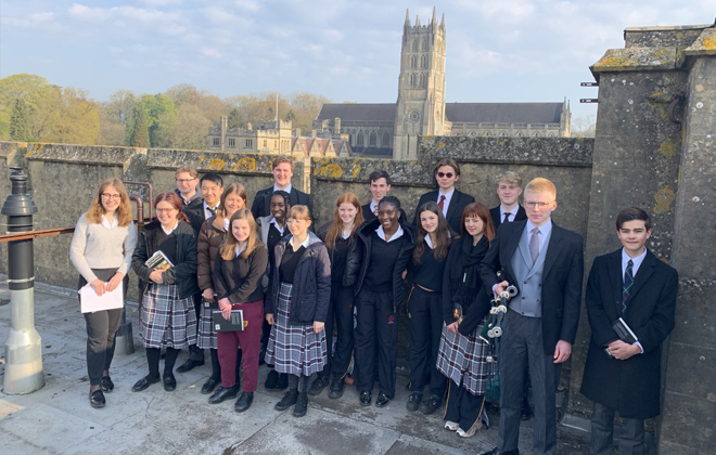 Saturday 1st May 2021 saw the in-person return to one of Downside School's much-loved traditions - the May Morning Madrigals.