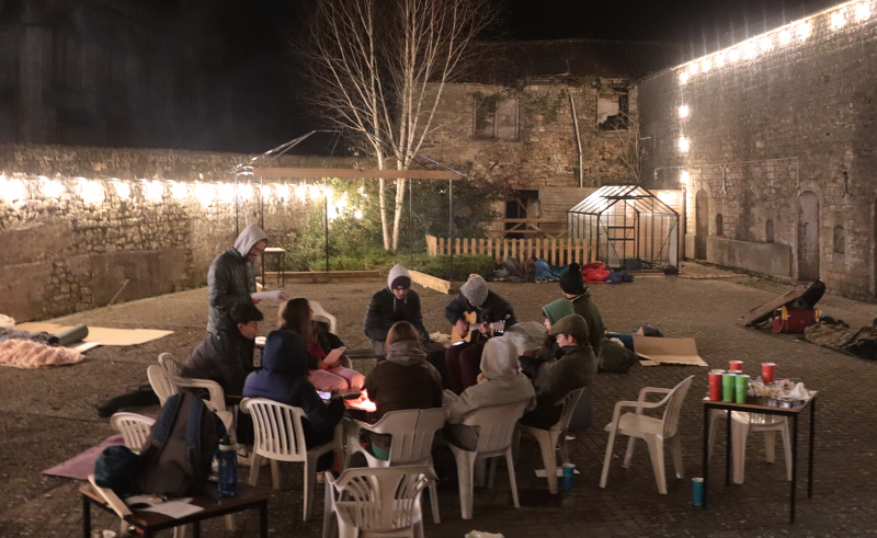 Sleepout March 2022 at Downside School