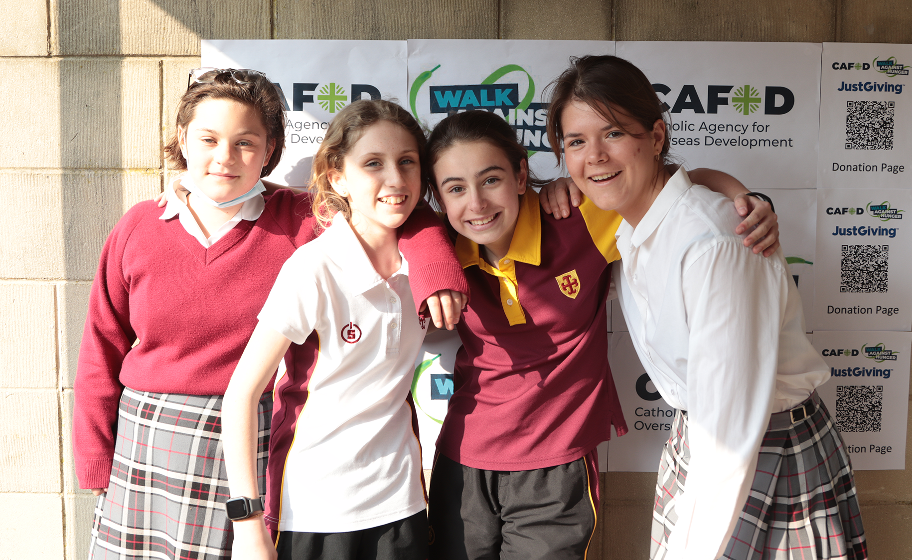On Friday 25th March, the Downside School community was invited to Walk Against Hunger, CAFOD’s Lenten fundraiser to raise funds and awareness for those living without enough food.