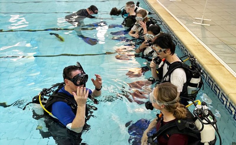 Scuba at Downside School