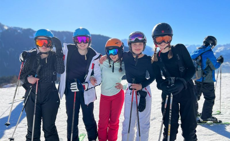 February half term 2023 44 Downside School pupils and 6 members of staff took part in a school ski trip to Leysin, Switzerland.