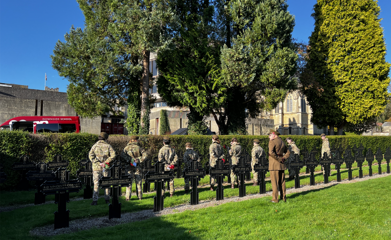 Royal British Legion - Dressing of the Graves at Downside School