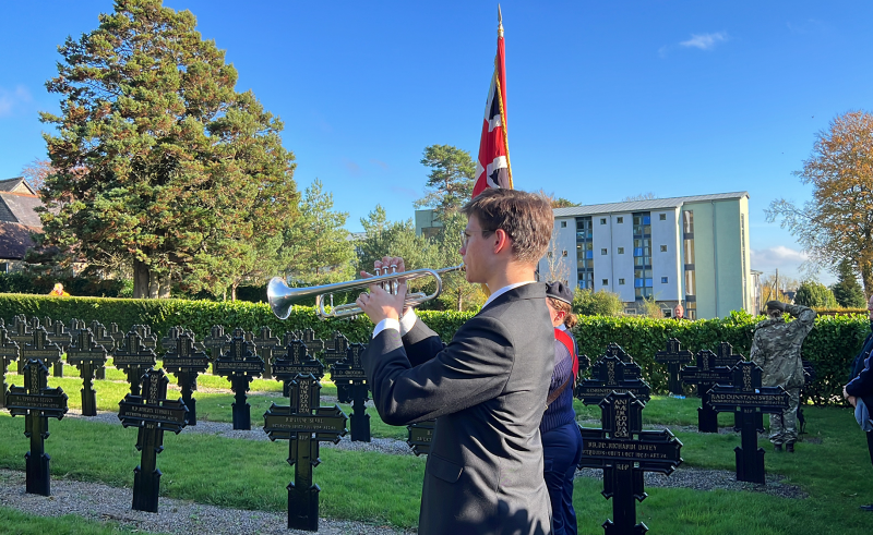 Royal British Legion - Dressing of the Graves at Downside School