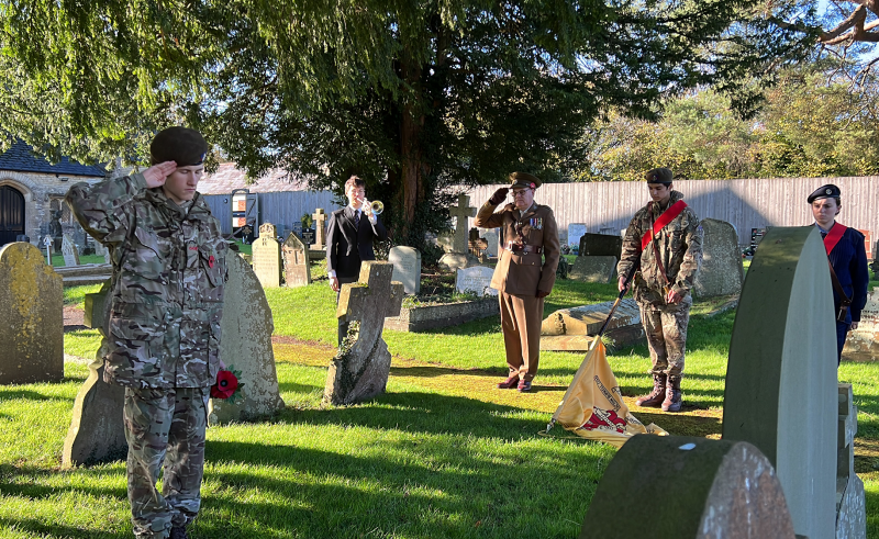 Royal British Legion - Dressing of the Graves at Downside School
