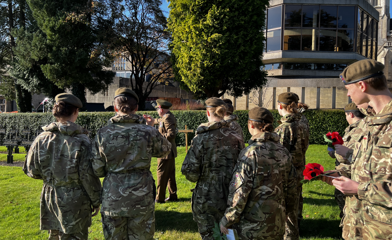 Royal British Legion - Dressing of the Graves at Downside School