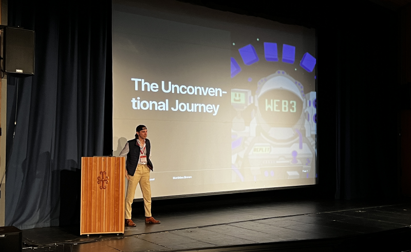 Sixth Form Lecture - The Unconventional Journey Matthieu Brown (R19)