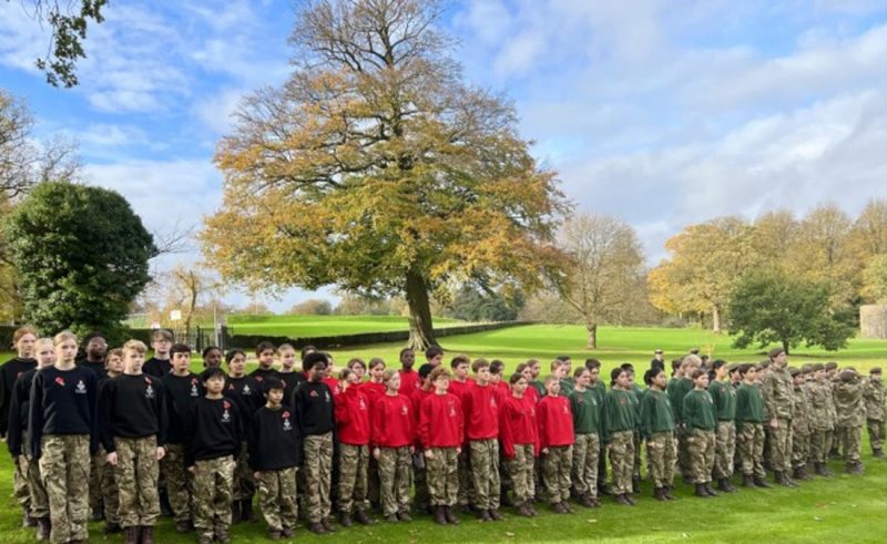 Friday 11th November, the whole of Downside school gathered at the Old Gregorian War Memorial for a solemn Service of Remembrance.