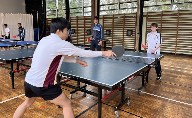 Table Tennis Tournament at Downside School