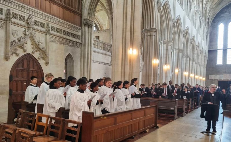 Celebration of St Gregory the Great at Downside School