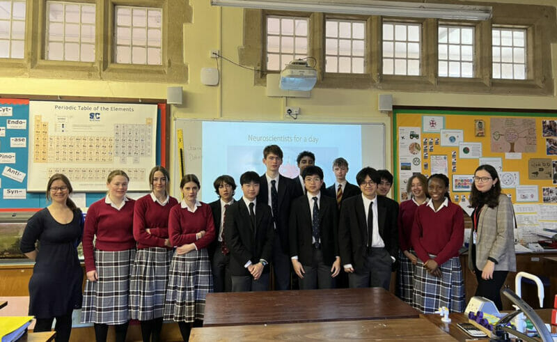 On Wednesday 22 March Joanna Doliwa came to Downside School to talk about Neuroscience.