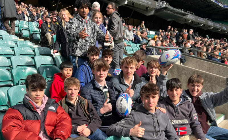 Downside School's Head, Andrew Hobbs, was thrilled to have the chance to join his whole family to watch his son George (R17) play for Oxford in last weekend's Varsity match.