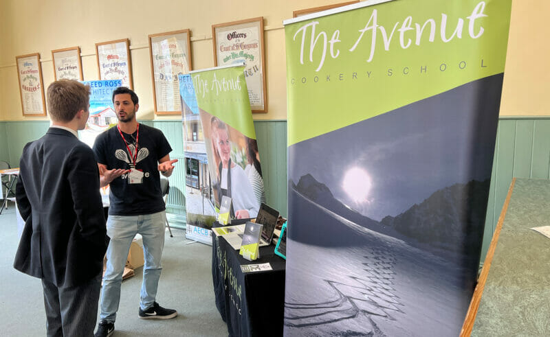 On Friday 28th April, fifth form and Sixth Form pupils took part in a busy careers fair here at Downside School