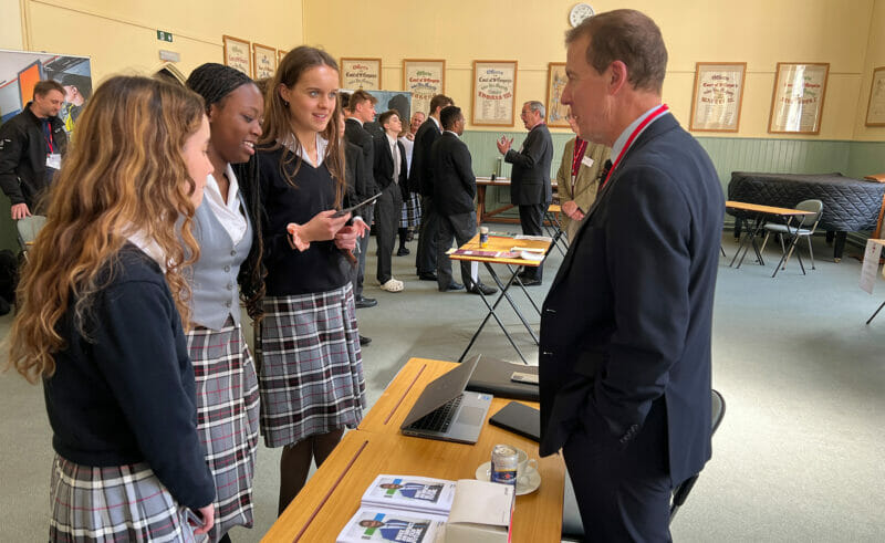 On Friday 28th April, fifth form and Sixth Form pupils took part in a busy careers fair here at Downside School