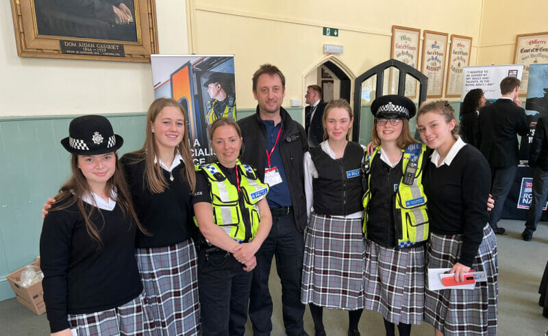 On Friday 28th April, fifth form and Sixth Form pupils took part in a busy careers fair here at Downside School