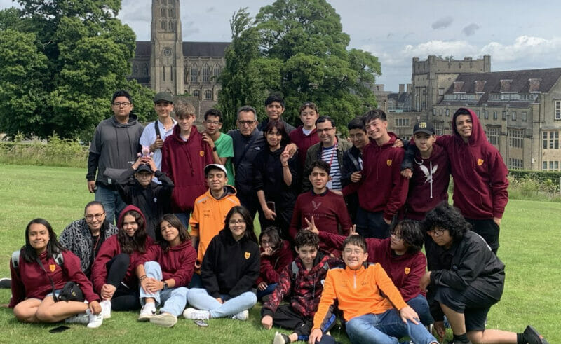 Visit from Colegio del Pilar School in Mexico to Downside School