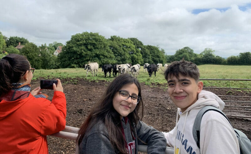 Visit from Colegio del Pilar School in Mexico to Downside School