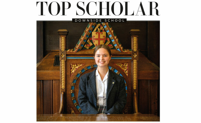 We are immensely proud of Bea, Downside's Head of School, who has been selected by School House magazine as their Top Scholar,