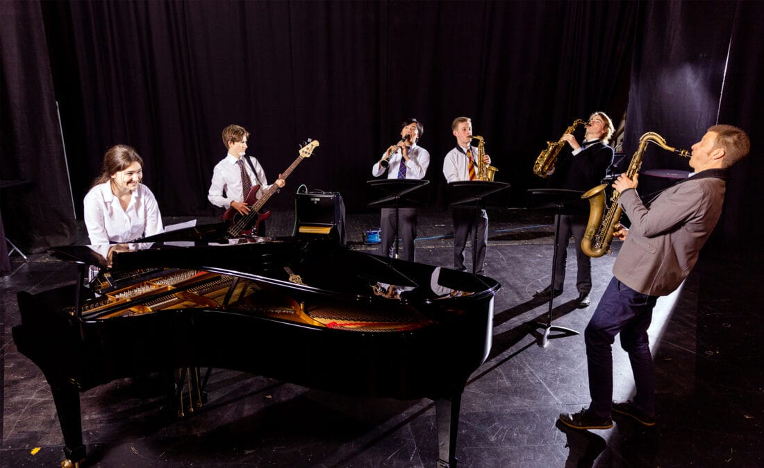 The Music Department at Downside School based in the recently refurbished O’Flaherty Music School, is happy, busy and flourishing