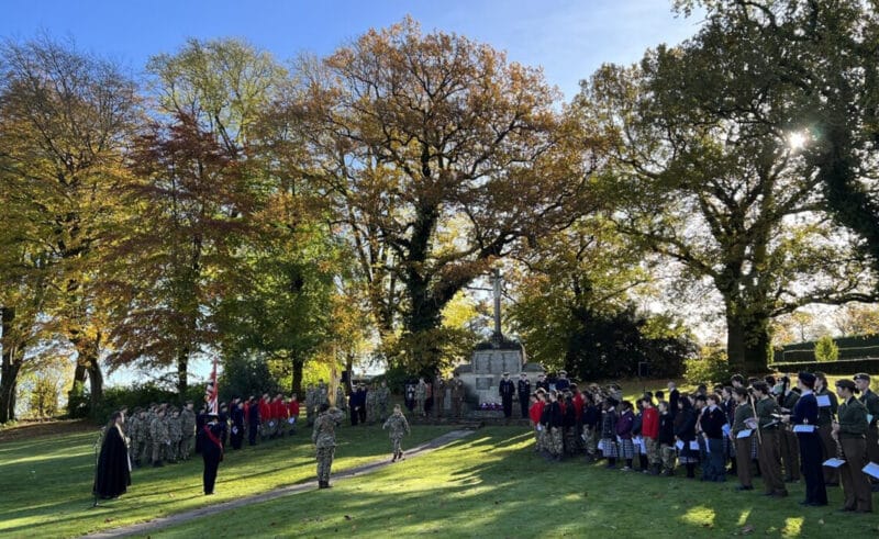 The whole Downside School community came together at the Old Gregorian War Memorial on Saturday 11th November for a Service of Remembrance.