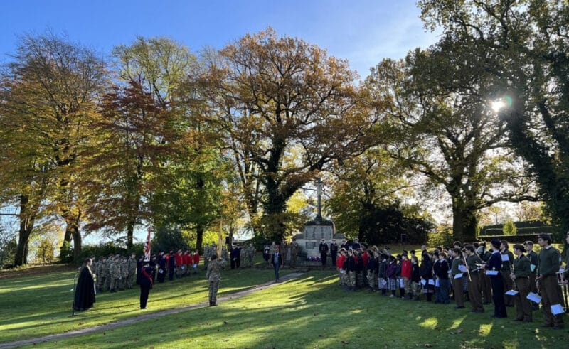 The whole Downside School community came together at the Old Gregorian War Memorial on Saturday 11th November for a Service of Remembrance.