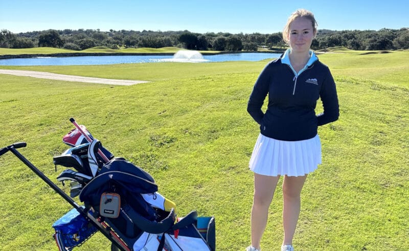 We are incredibly proud of Rosie who has finished 5th in the 2023 European Junior Golf Open championship. The competition is widely believed to be the toughest test in junior golf in Europe, and took place in Andalucia, Spain over five rounds.