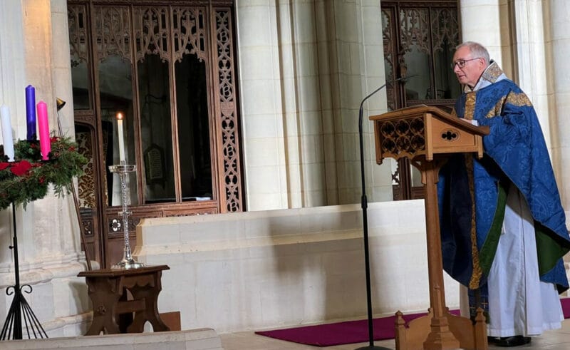 Born in 1953, he attended Downside School as a pupil. He left the School in 1972, only to return a year later but this time swapping the pin stripe trousers for a black habit, as he became a novice of the community of St. Gregory.