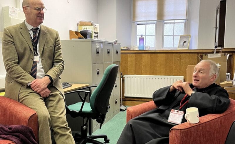 Born in 1953, he attended Downside School as a pupil. He left the School in 1972, only to return a year later but this time swapping the pin stripe trousers for a black habit, as he became a novice of the community of St. Gregory.