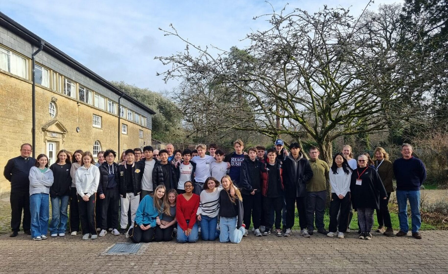 On Tuesday, January 23rd, and Wednesday, January 24th, Downside School Fifth Form participated in their annual retreat at the Ammerdown Centre.