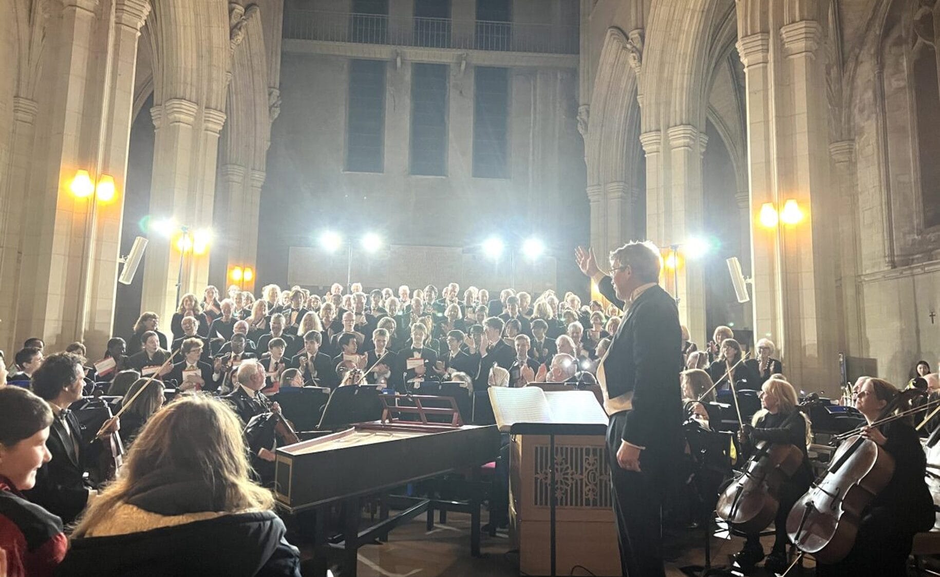 On 21 March 2024, the Abbey Church was filled as members of our wider community gathered to listen to Downside School's Schola Cantorum and Downside's Choral Society perform Haydn's Creation.