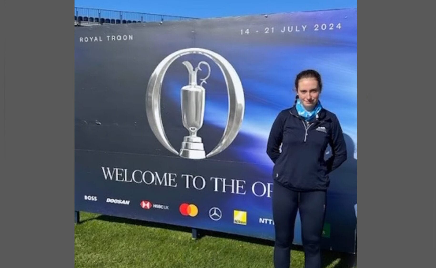 We are incredibly proud of Rosie who has taken part in the most prestigious women’s National Competition at the very start of the golfing season, where she produced an outstanding first round in extremely windy conditions to put herself in a strong position for the afternoon’s play.