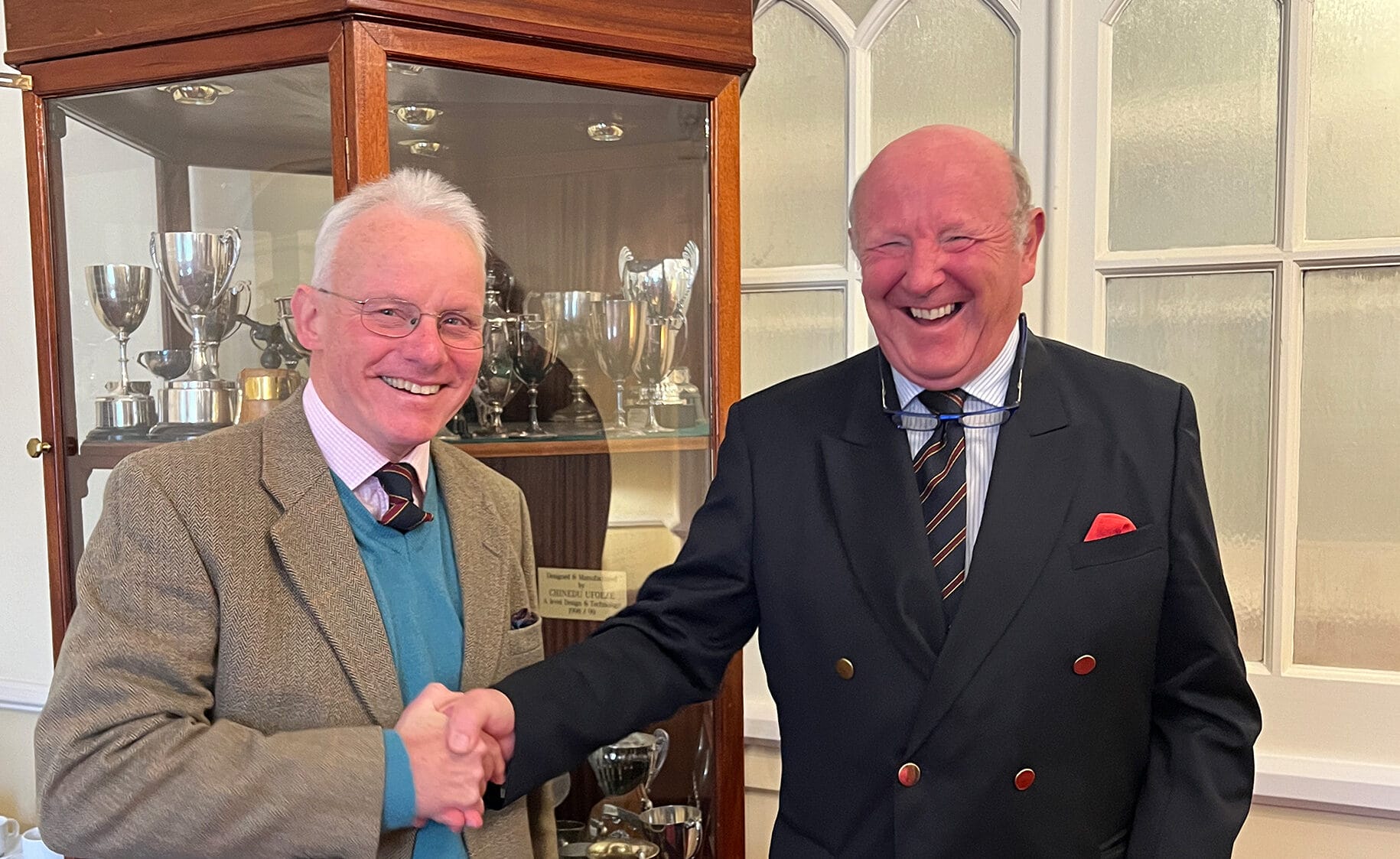 Ken and Jonny at Downside School SGS AGM 2024