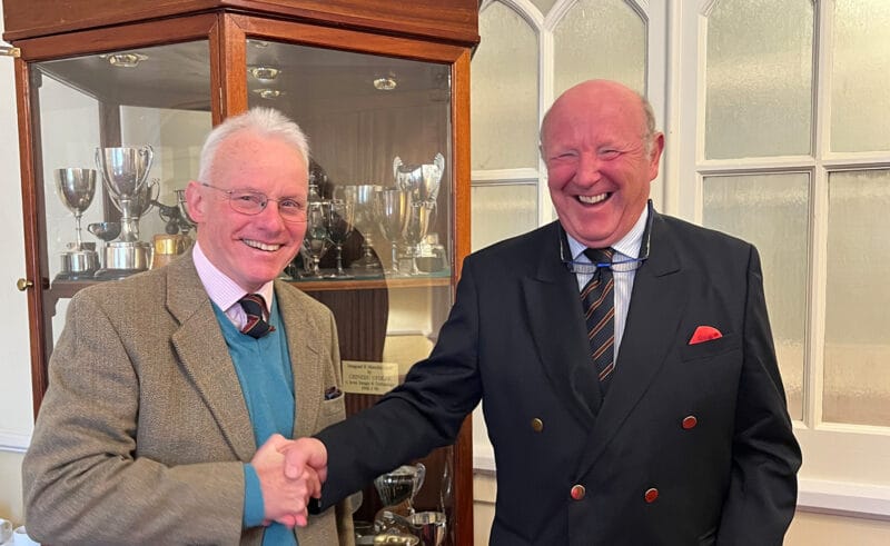 Ken and Jonny at Downside School SGS AGM 2024