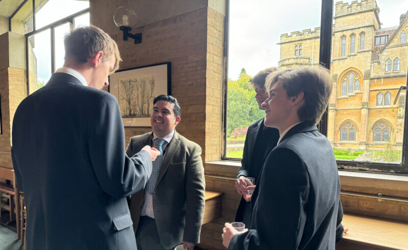 Andrew Hobbs was delighted to share the opening of the new Downside School Sixth Form Centre with pupils, staff, parents and the Downside Association on Friday 27th September.