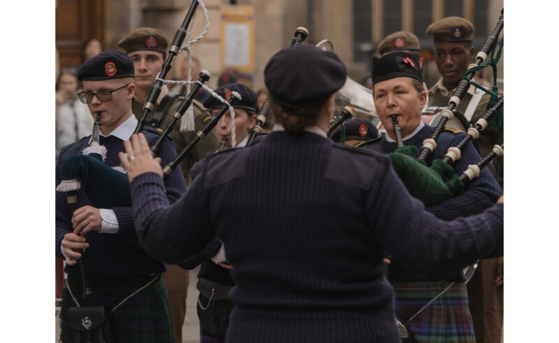 On Sunday 10th November the Downside School CCF Band along with the Pipes and Drums had the honour of leading the Bath Remembrance Parade.