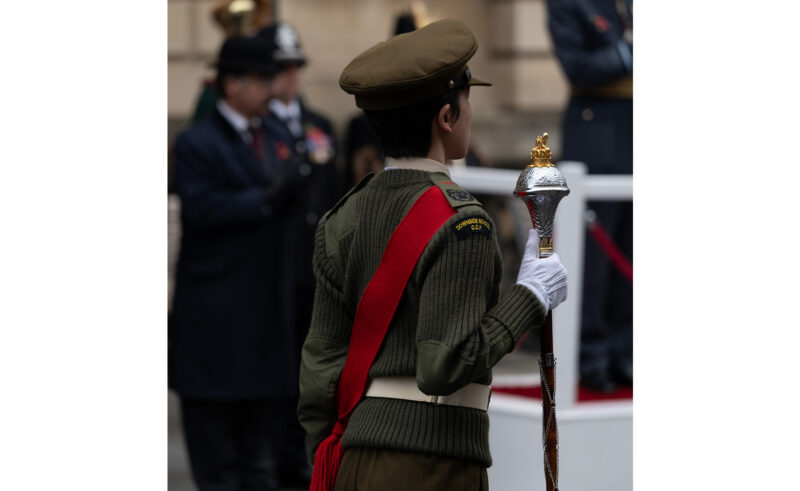 On Sunday 10th November the Downside School CCF Band along with the Pipes and Drums had the honour of leading the Bath Remembrance Parade.