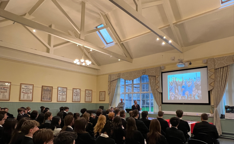 John Pontifex Sixth Form Lecture Talk at Downside School