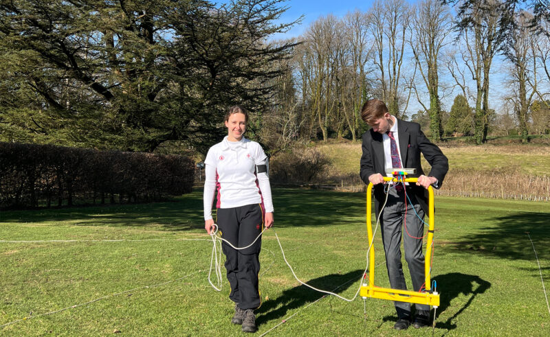 Following in the footsteps of the Downside School Archaeological Society from 1963, Upper Sixth form pupil Julia has led a research project looking into the ancient Roman road (Fosse Way), which is supposed to have crossed the School grounds.