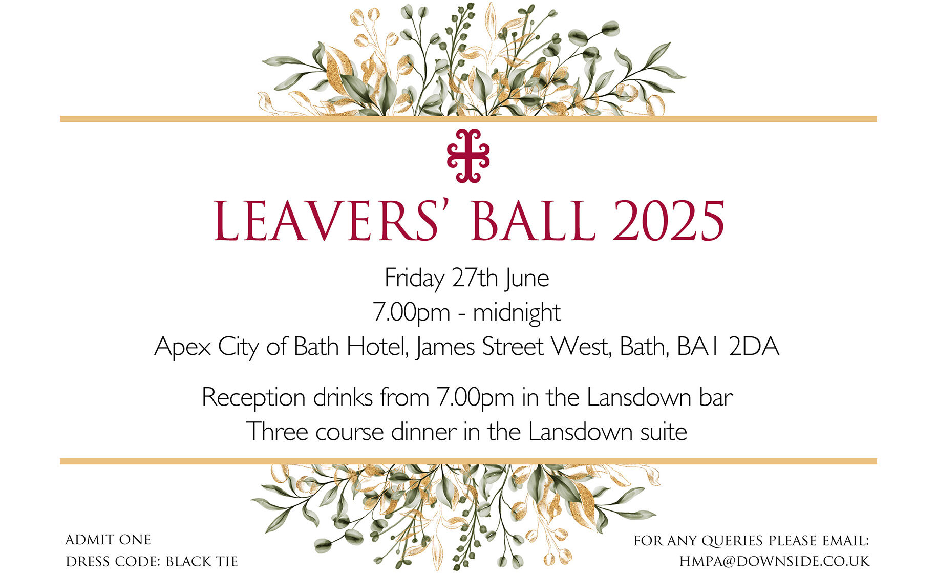 The Downside School Leavers Ball 2025 That took place on the 27th of June, 7pm-12