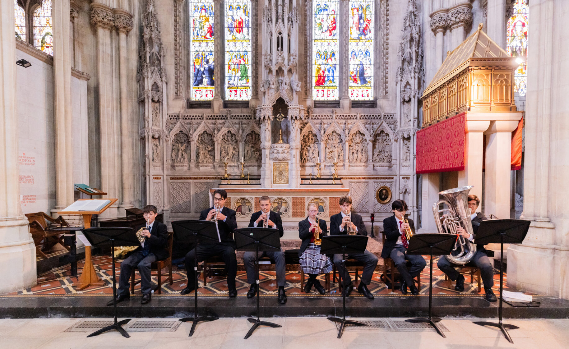 The Music Department at Downside School based in the recently refurbished O’Flaherty Music School, is happy, busy and flourishing